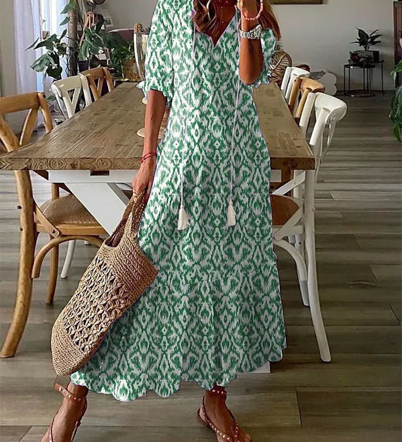 Emily™ - Boho šaty s pokrytím břicha