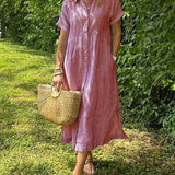 Cassie - Elegantní pruhované šaty