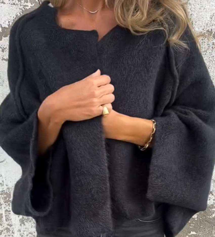 Dámský otevřený cardigan z prémiového pleteného materiálu – teplá a luxusní vrstva