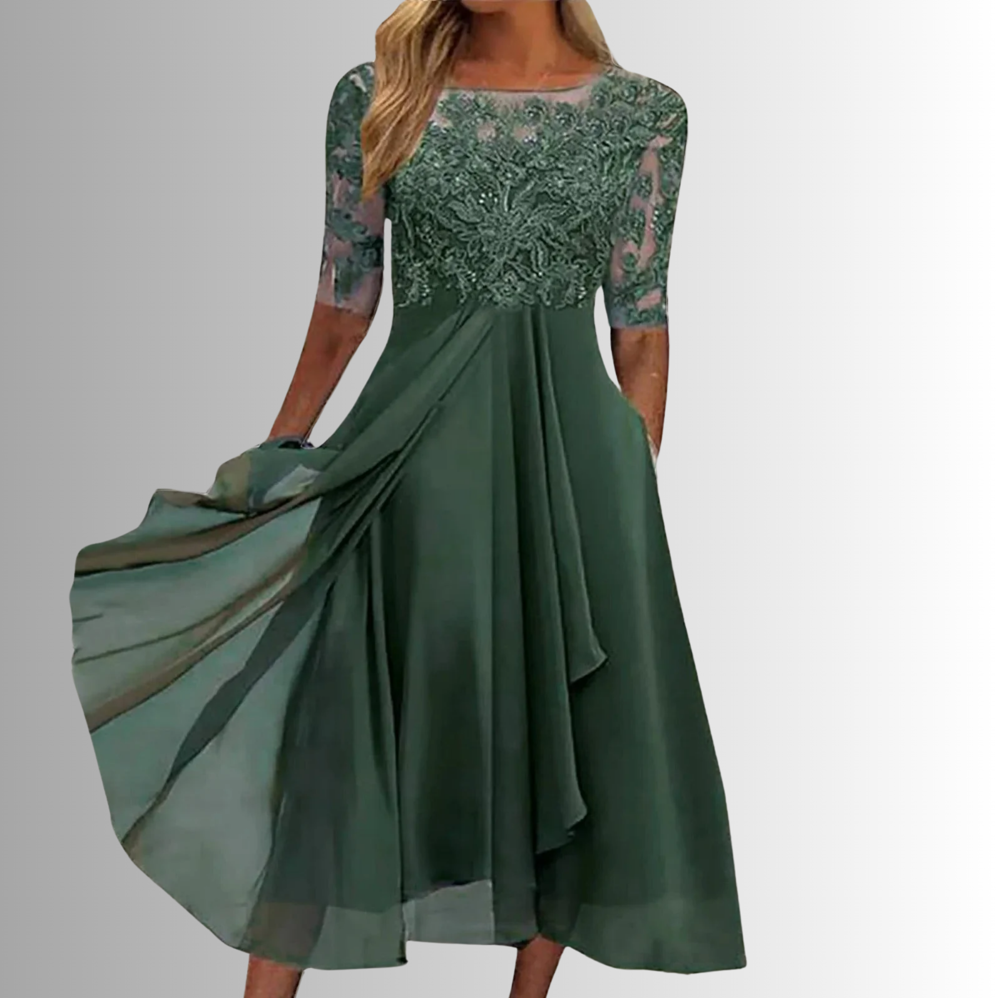 Rhonda™ - Elegantní krajkové šaty