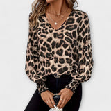 Stylová košile s leopardím vzorem