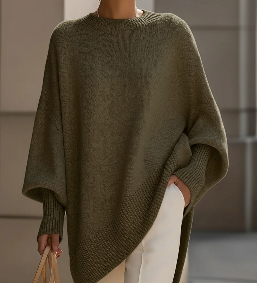 Oversize pončo Elegance bez námahy pro ženy