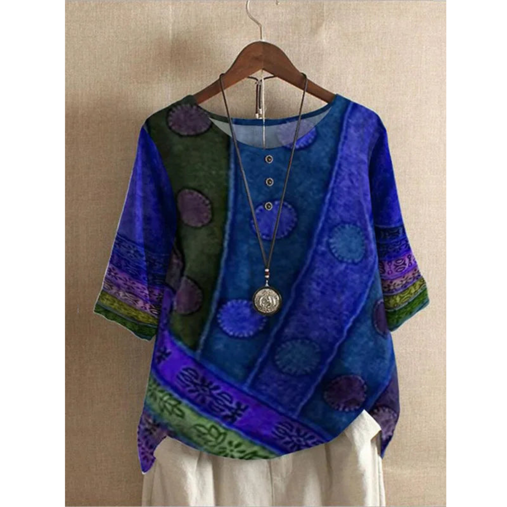 Valerie - Barevný boho top