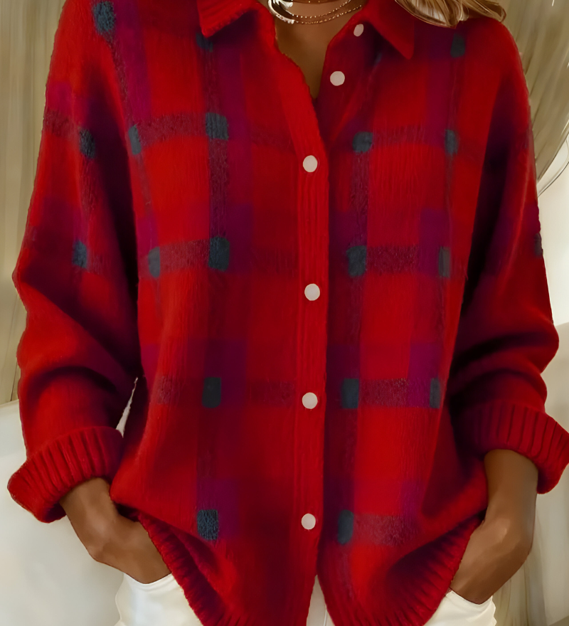 Anna™ | Pletený cardigan s pruhy