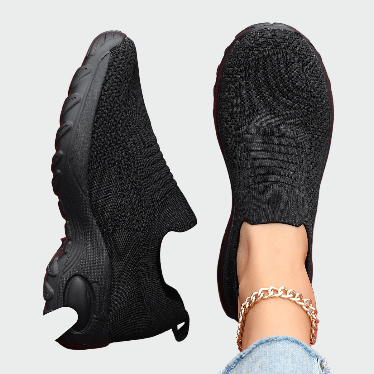 Věnceslava Neodmyslitelné Slipon Tenisky Městského Stylu