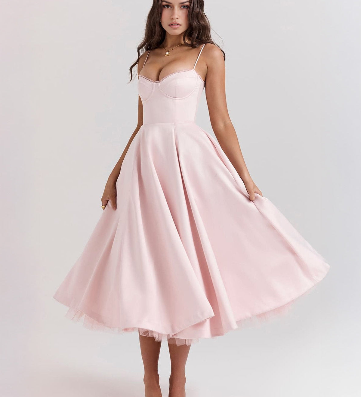 Ophira™ - Elegantní korzetové midi šaty