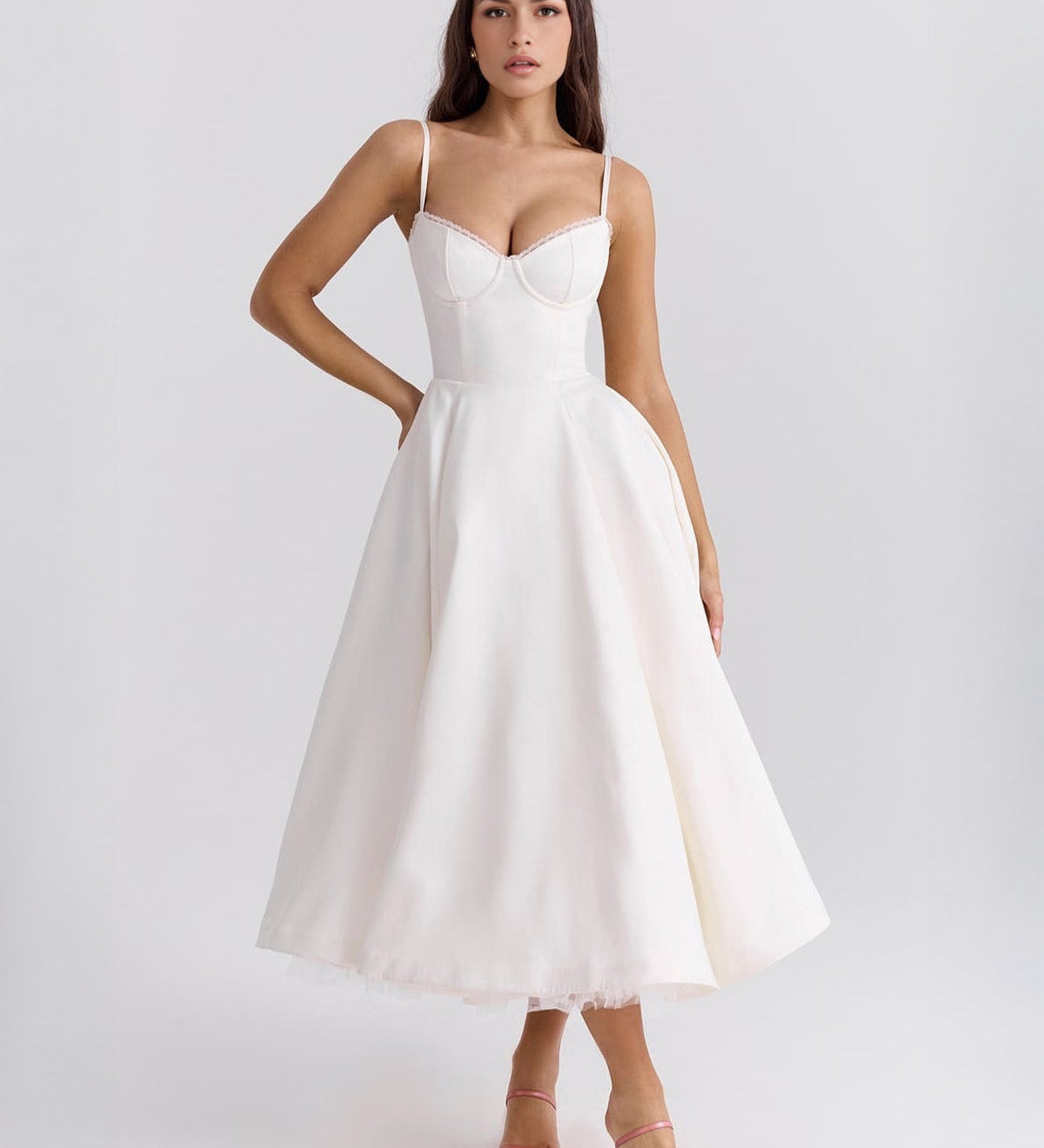 Ophira™ - Elegantní korzetové midi šaty