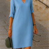 Elvy™ - Elegantní šaty s V výstřihem
