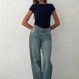 Dámské nízké džíny – Pohodlné a trendy stretch džíny