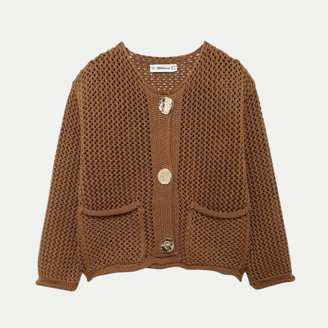 Elegantní a pohodlný pletený cardigan pro ženy
