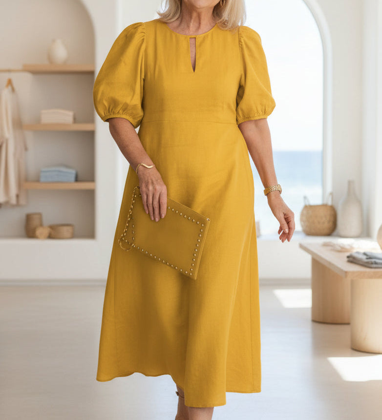 Elegantní dlouhá černá šaty pro ženy - Chic a nadčasové šaty