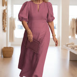 Elegantní dlouhá černá šaty pro ženy - Chic a nadčasové šaty