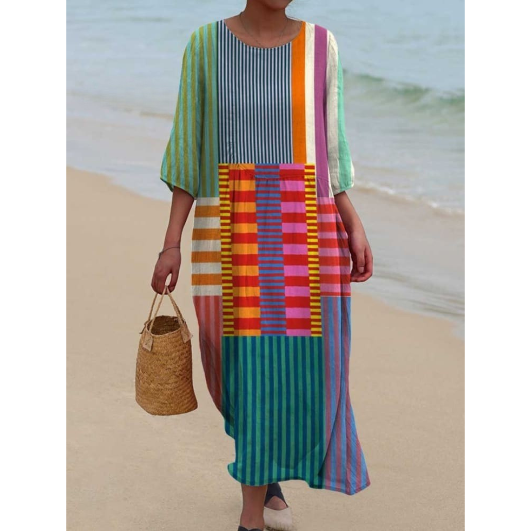 Katrin™ - Geometrické šaty v vintage stylu pro ženy