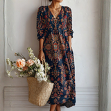 Elegantní lněné šaty pro ženy – Pohodlné vintage šaty