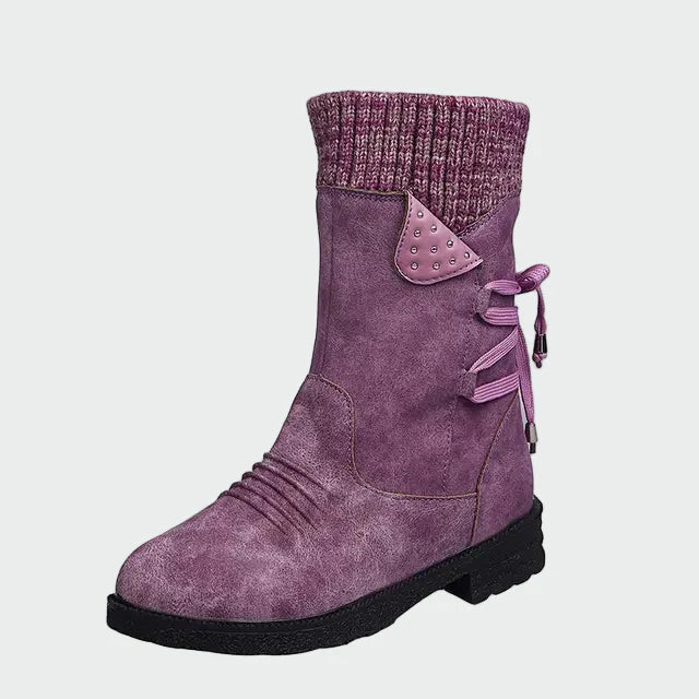 Stylové dámské boty z měkké kůže