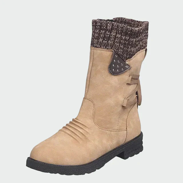 Stylové dámské boty z měkké kůže