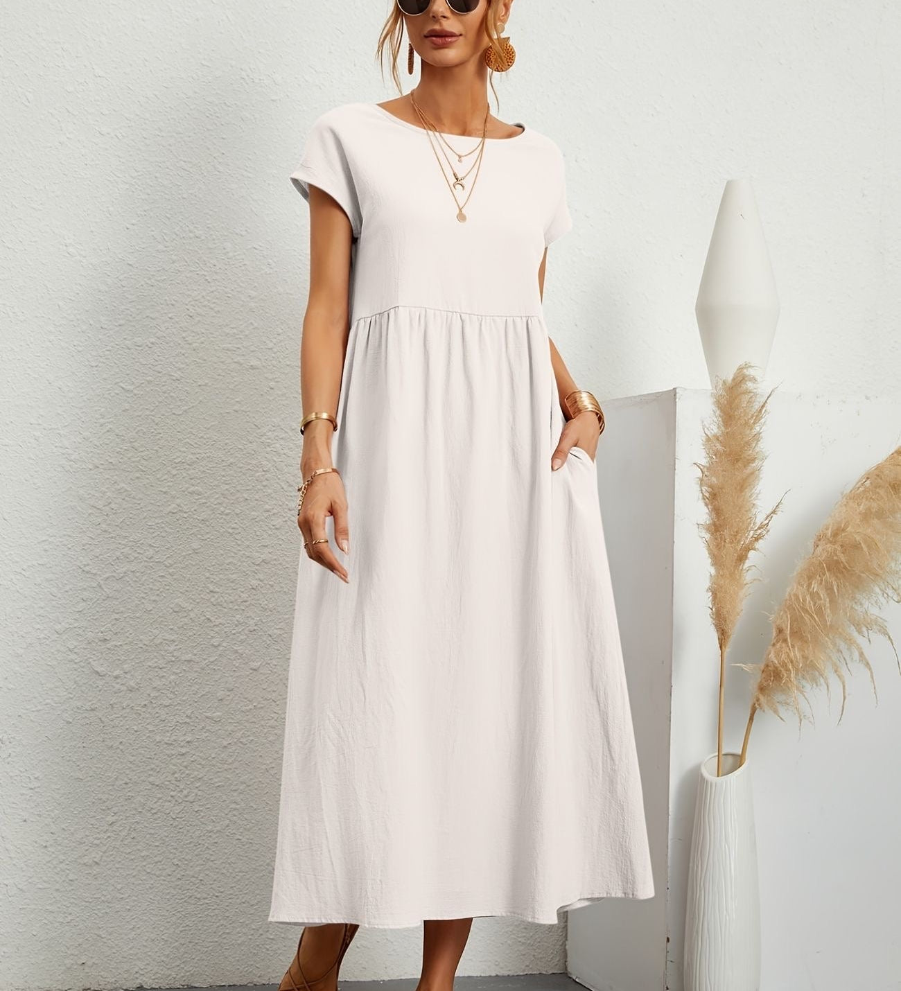Caroline™ - Elegantní Casual Šaty
