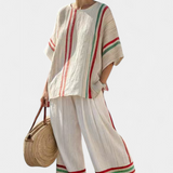 Mia – boho triko s volnými kalhotami