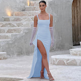 MARILYN™ - Stylové Maxikvádlo s Otevřeným Zádům pro Formální Příležitosti