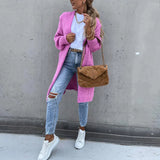 Dlouhý oversize cardigan pro ženy – Volný a pohodlný pletený