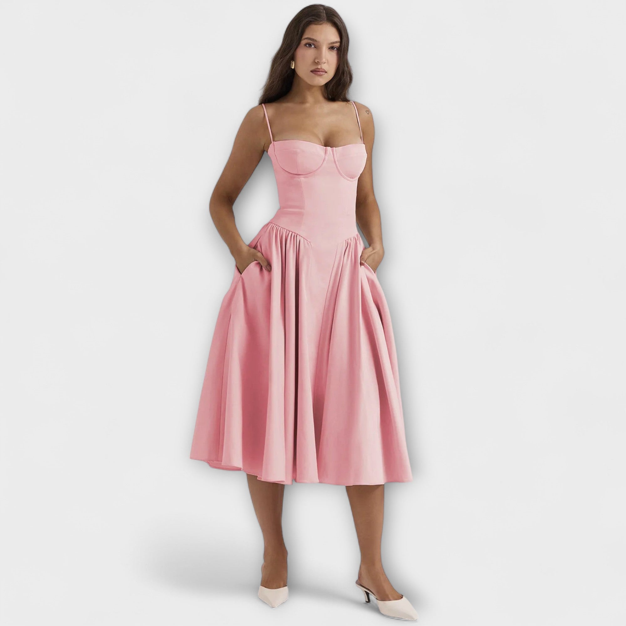 Rosalie - Elegantní korzetové šaty bez rukávů