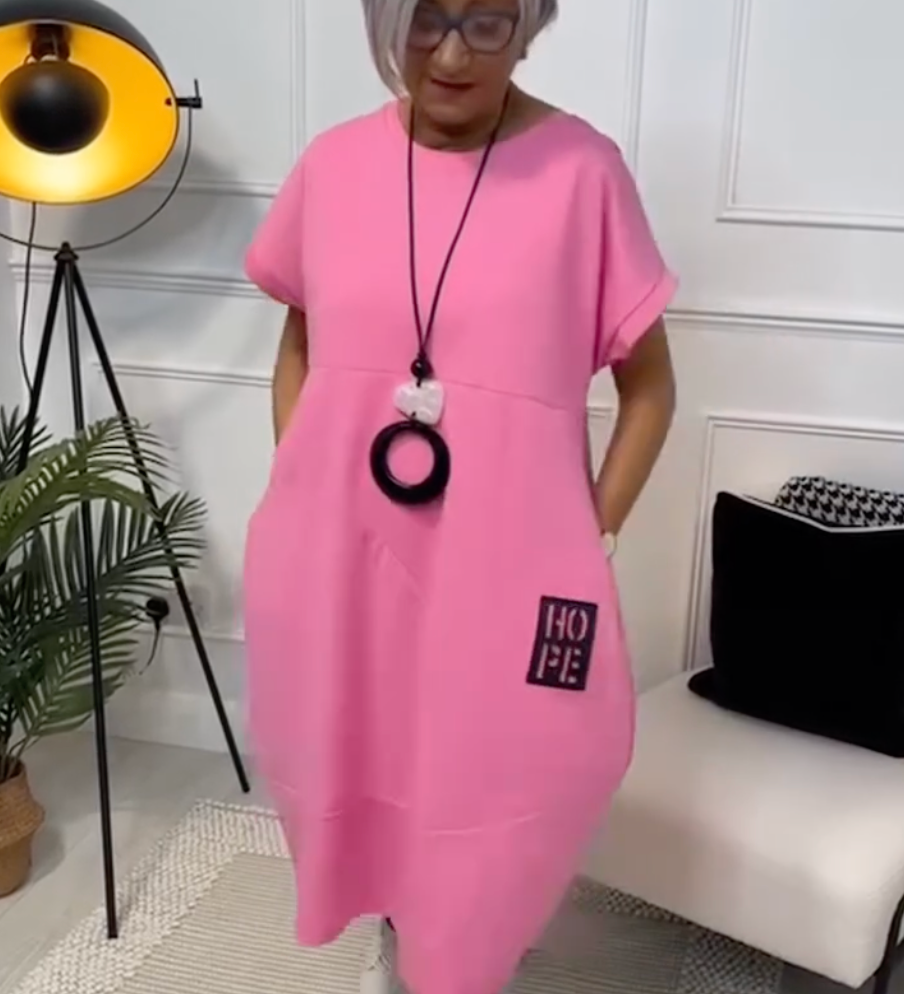 Zuzanna | Lehká letní šaty s kulatým výstřihem