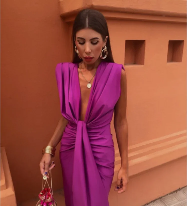 Rita Saténová Večerní Šaty pro Ženy – Elegantní a Světlé