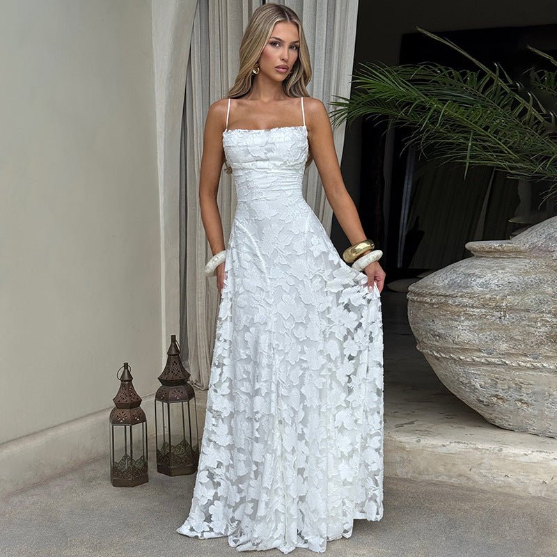 Adéla – Elegantní večerní šaty s květinovým potiskem