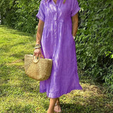 Cassie - Elegantní pruhované šaty