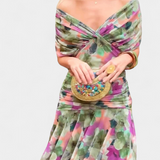 Elegantní Šaty Rebeca pro Ženy – Večerní Styl s Průhlednými Rukávy