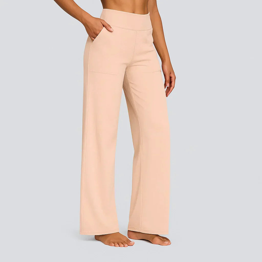 Měkké a Elegantní Jóga Kalhoty pro Ženy – Vysoký Pas Activewear