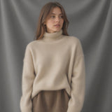 Oversize rolák z kašmíru pro ženy – Jemný, teplý, elegantní a ležérní