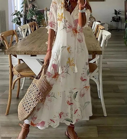 Dianna™ - Boho šaty zakrývající břicho