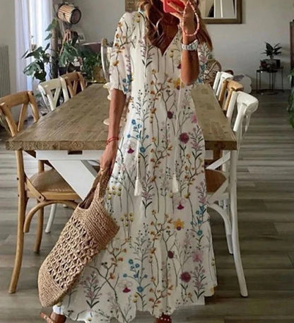 Dianna™ - Boho šaty zakrývající břicho