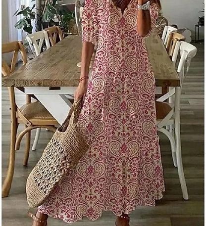 Dianna™ - Boho šaty zakrývající břicho