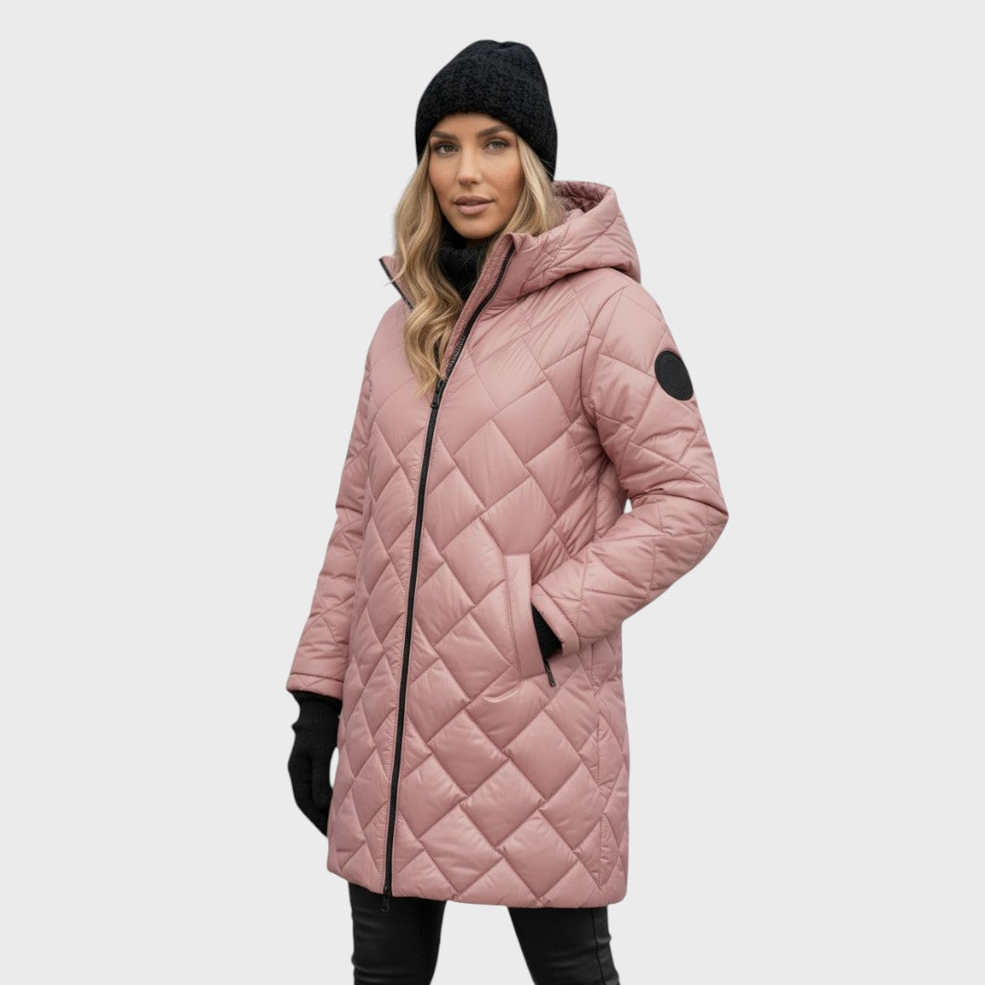 Clara | Elegantní vyšívaný kabát s kapucí